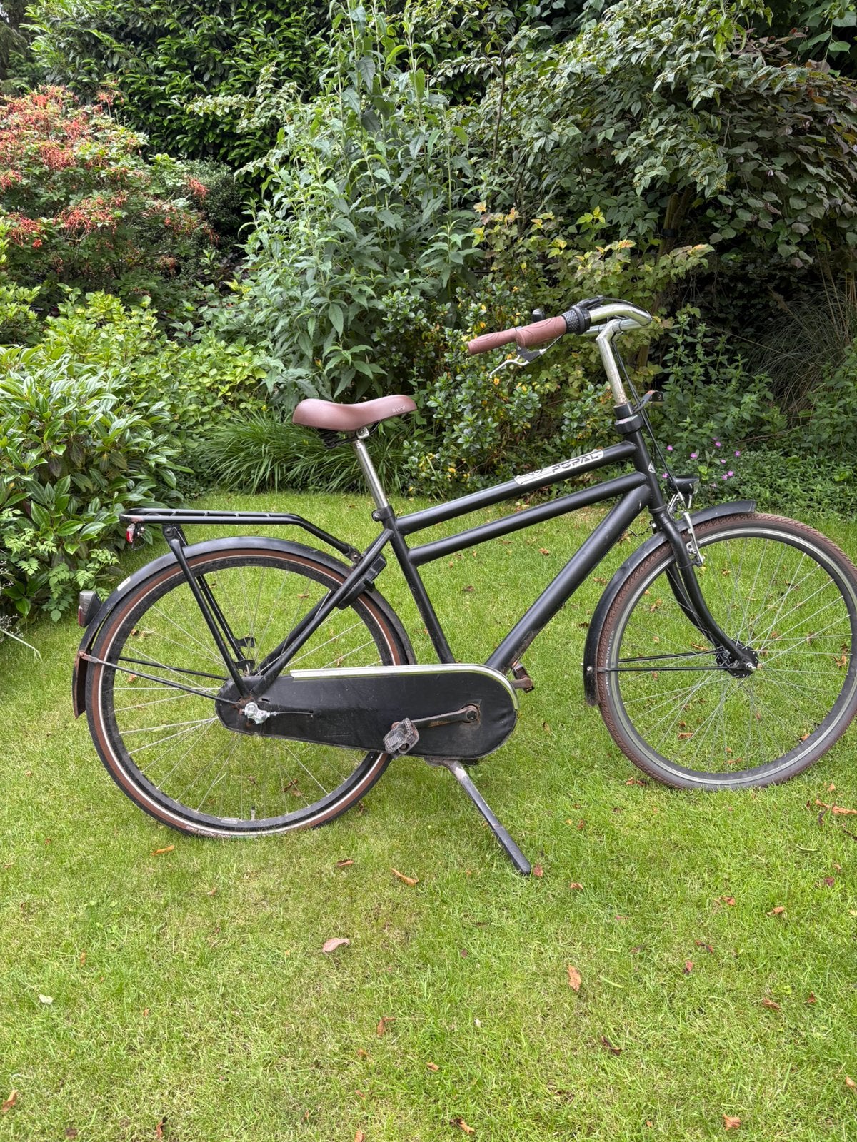 Popal daily dutch basic + matt zwart, Fietsen en Brommers, Fietsen | Heren | Herenfietsen, Ophalen, Gebruikt, Overige merken