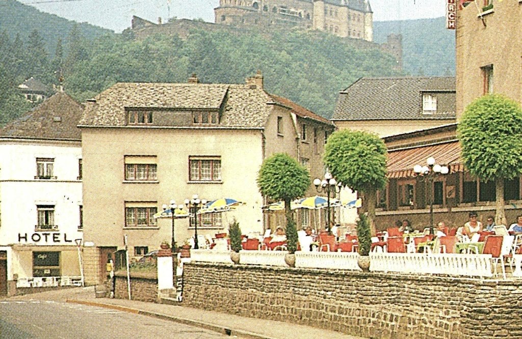 41011 Vianden 70 Hotel Hof v Holland Luxemburg Onbeschreven, Ophalen of Verzenden, 1960 tot 1980, Ongelopen, België en Luxemburg