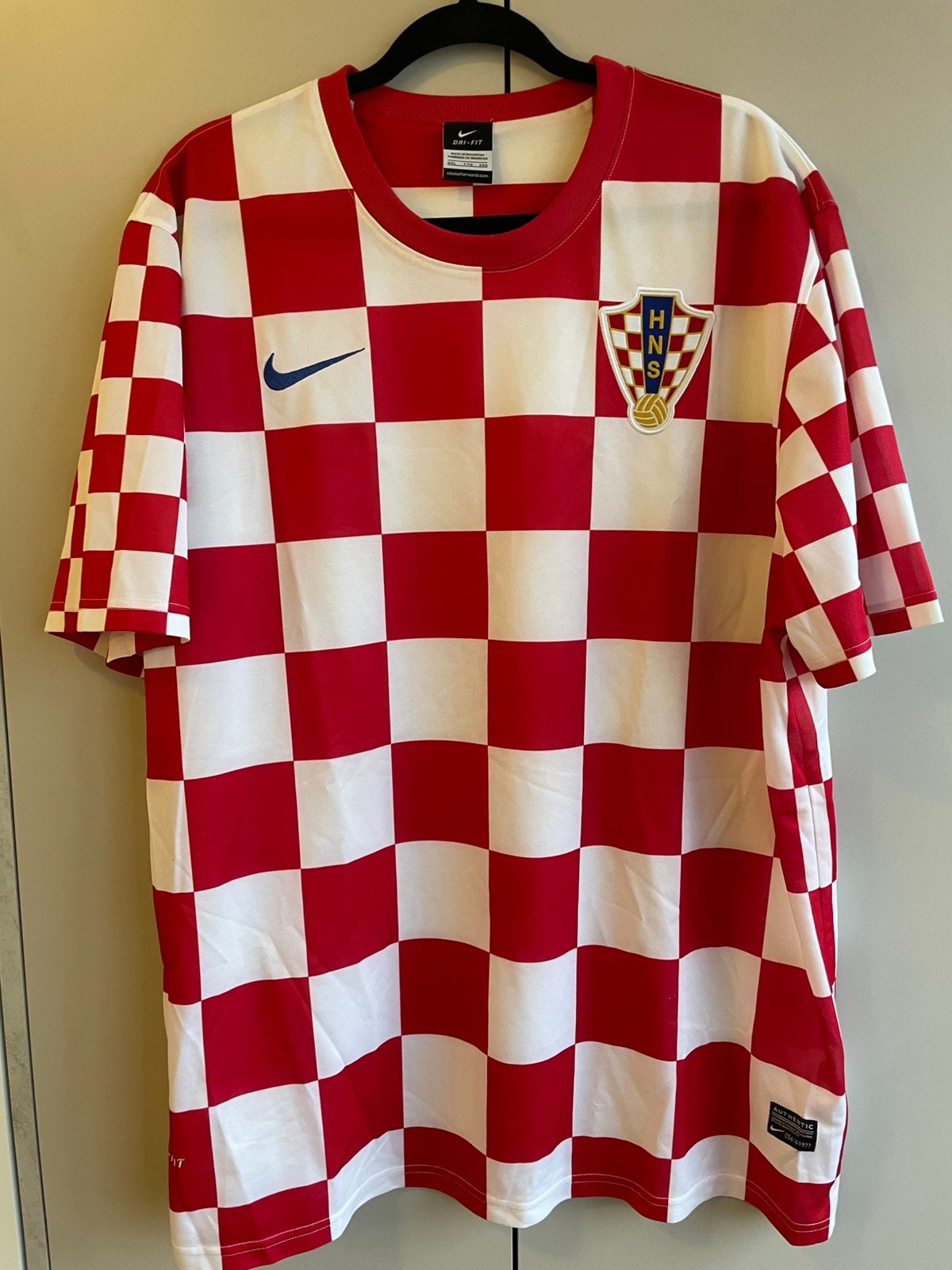 Nike Croatia (Hrvatska) natuonal home shirt, Ophalen of Verzenden, Gebruikt, Buitenlandse clubs, Shirt
