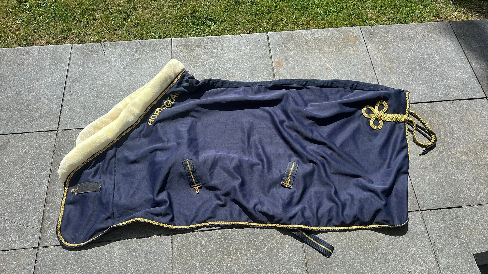 Horsegear zweetdeken donkerblauw (maat 195), Ophalen of Verzenden, Zo goed als nieuw