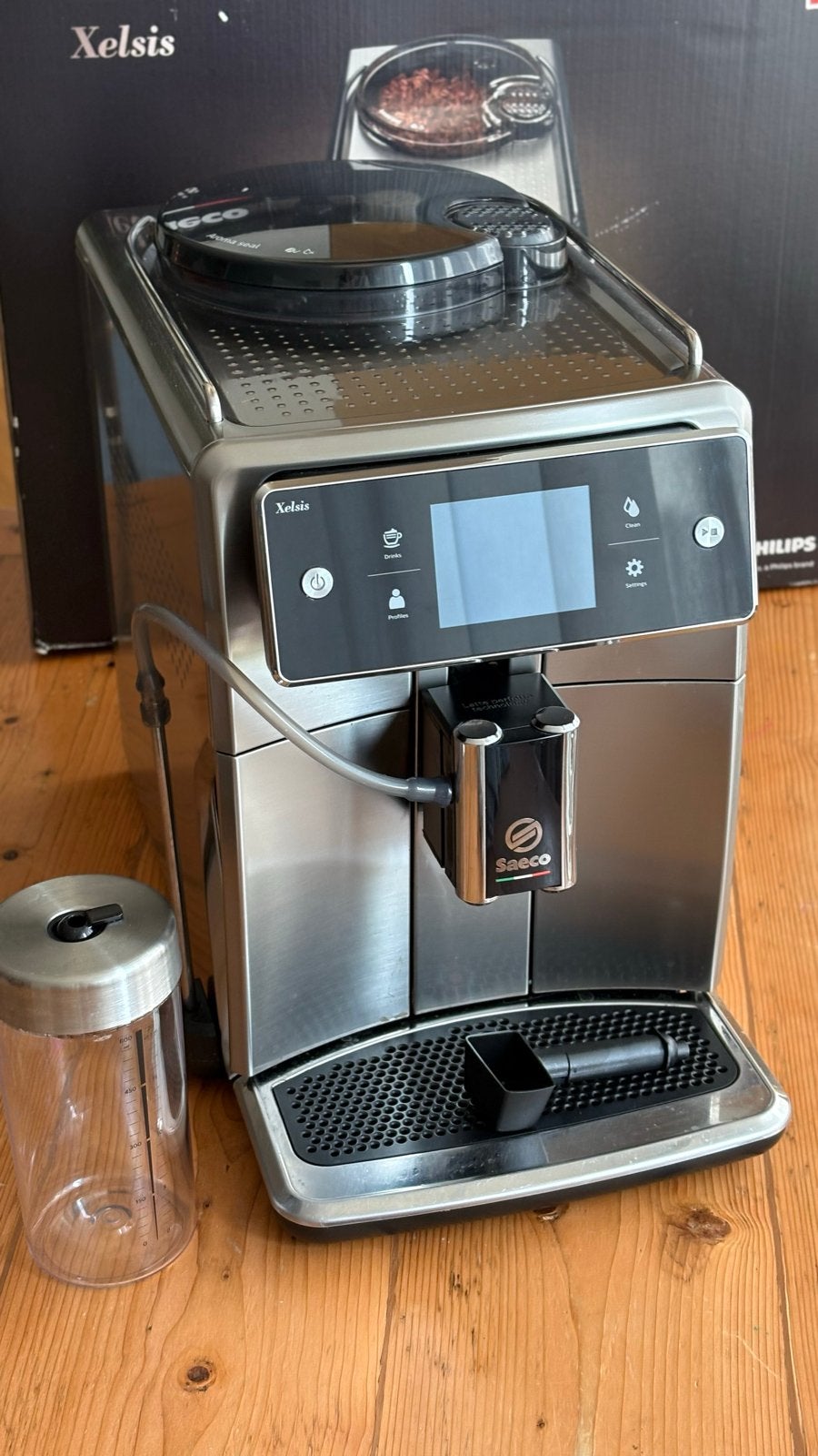 Philips Saeco Xelsis 7685 Volautomatische Espressomachine, Afneembaar waterreservoir, Gebruikt, 10 kopjes of meer, Koffiemachine