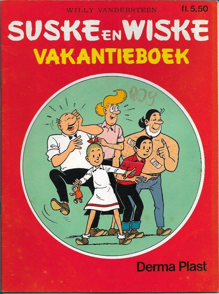 Suske en Wiske Vakantieboek - Dermaplast uitgave met HC, Eén stripboek, Ophalen of Verzenden, Gelezen