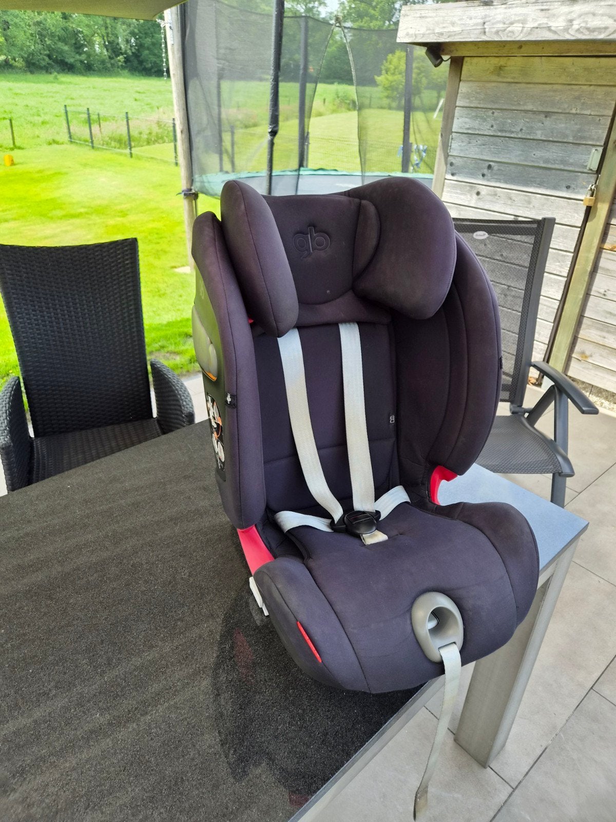 Nette GB everna fix autostoel groep 1/2/3, Zo goed als nieuw, 9 t/m 36 kg, Isofix, Ophalen