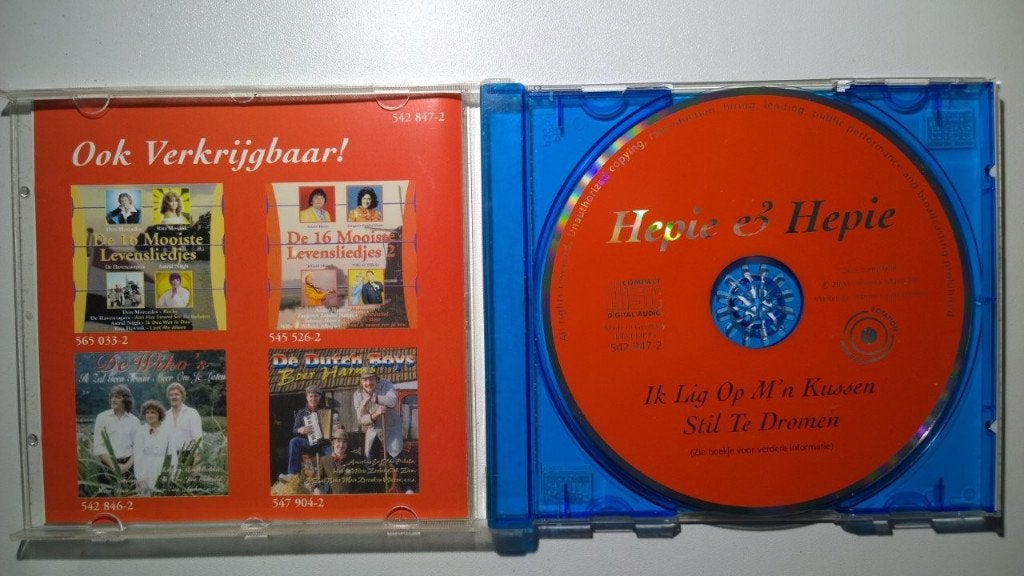 Hepie En Hepie - Ik Lig Op M'n Kussen Stil Te Dromen, Ophalen of Verzenden, Zo goed als nieuw, Pop, Album