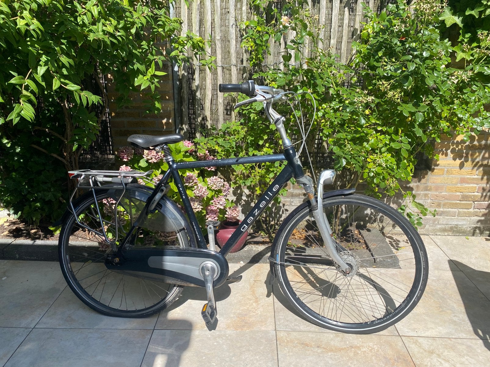 Gazelle fiets, Fietsen en Brommers, Ophalen, Versnellingen, Zo goed als nieuw, 57 tot 61 cm