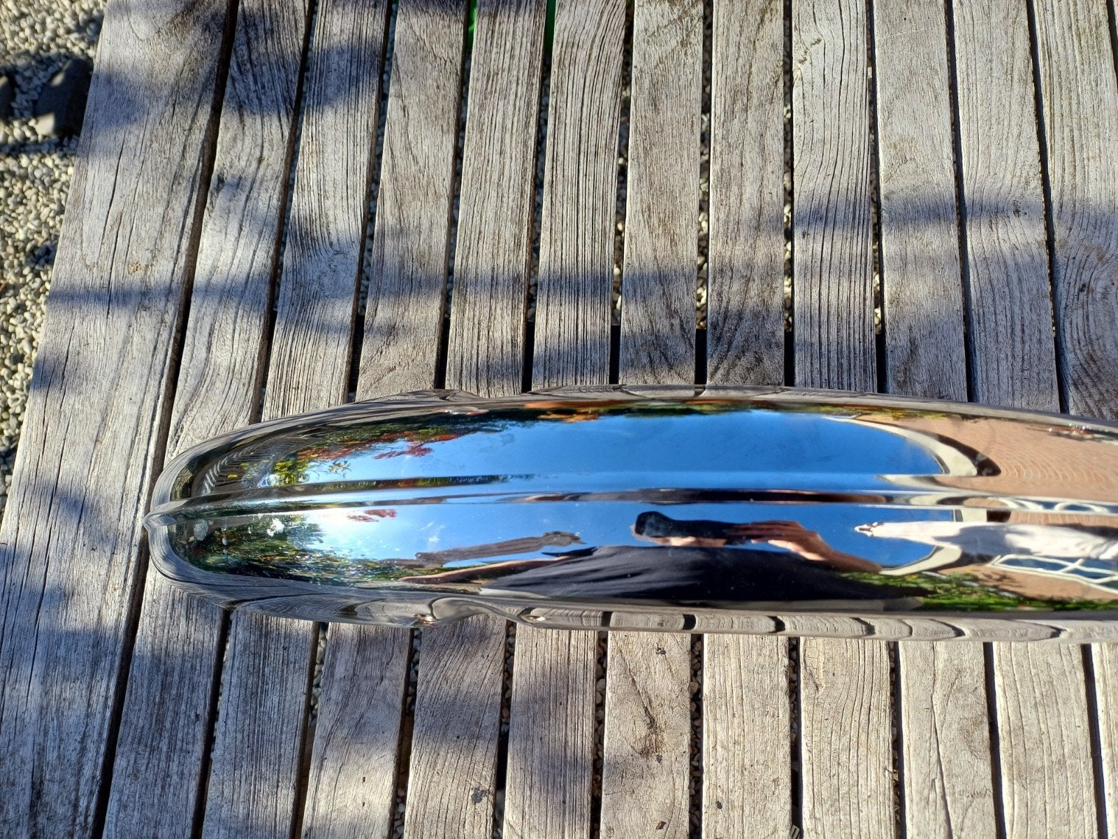 puch mv50/ ms50 Chrome spatbord nieuwe staat, Fietsen en Brommers, Ophalen of Verzenden, Gebruikt, Overige typen