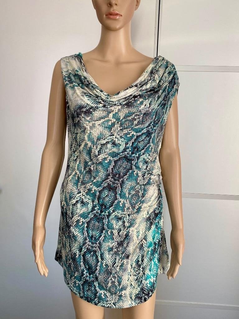 H317 Nieuw: Eva Kayan maat 44=L lang top blouse shirt blauw, Kleding | Dames, Blauw, Maat 42/44 (L), Nieuw, Eva Kayan