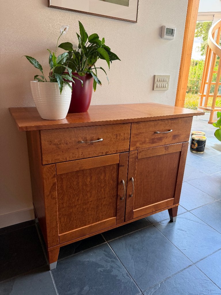 Notenhouten commode, Minder dan 90 cm, 50 tot 70 cm, Ophalen of Verzenden, Commode
