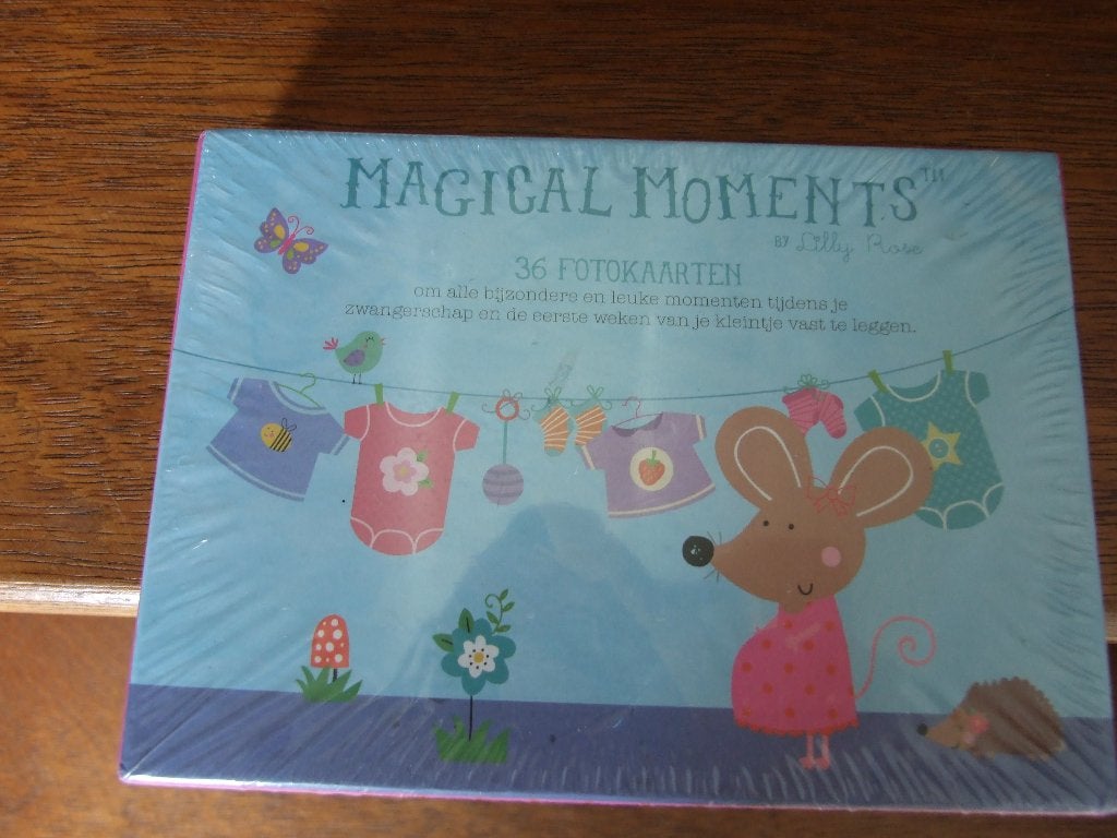 Kraamkadootje Magical Moments 36 fotokaarten, Ophalen of Verzenden, Nieuw, Kraamcadeau
