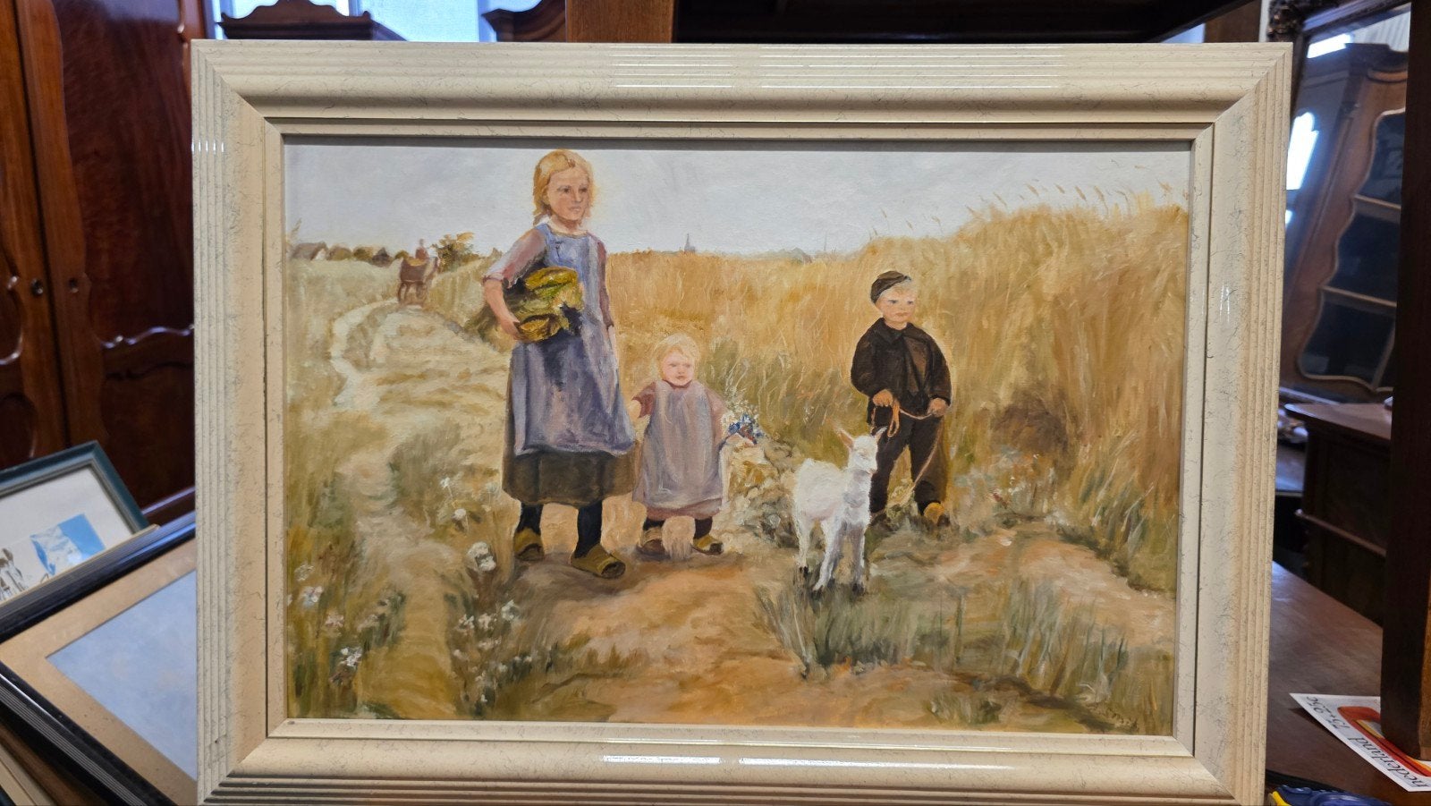 lgroot antiek schilderij, Ophalen