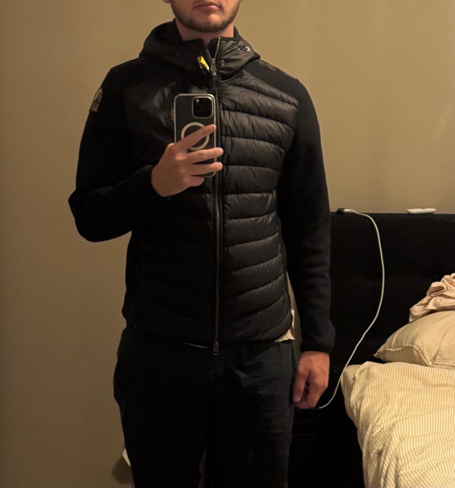 Herenjas Parajumpers Warm Up  Maat S Zwart Zo goed als nieuw, Ophalen of Verzenden, Zo goed als nieuw, Zwart