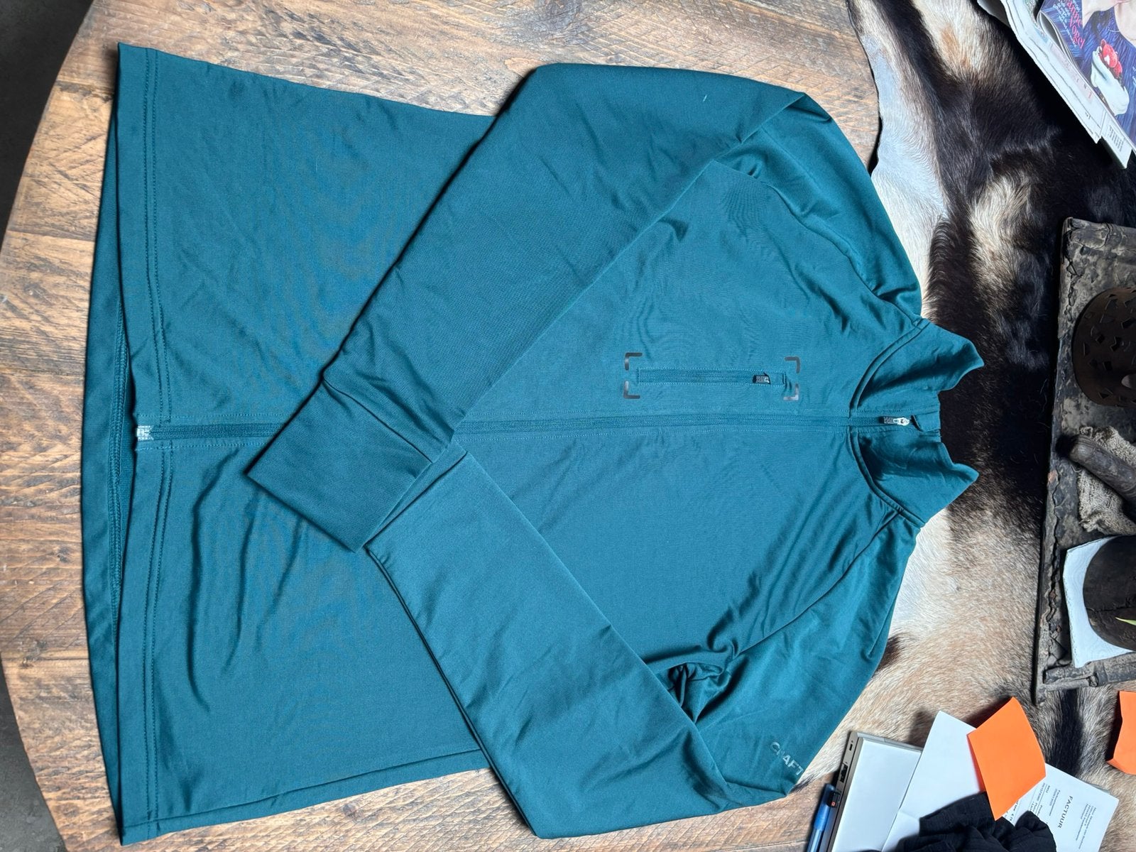 Craft technische half zip maat L, Ophalen of Verzenden, Zo goed als nieuw, Maat 52/54 (L), Hardlopen of Fietsen