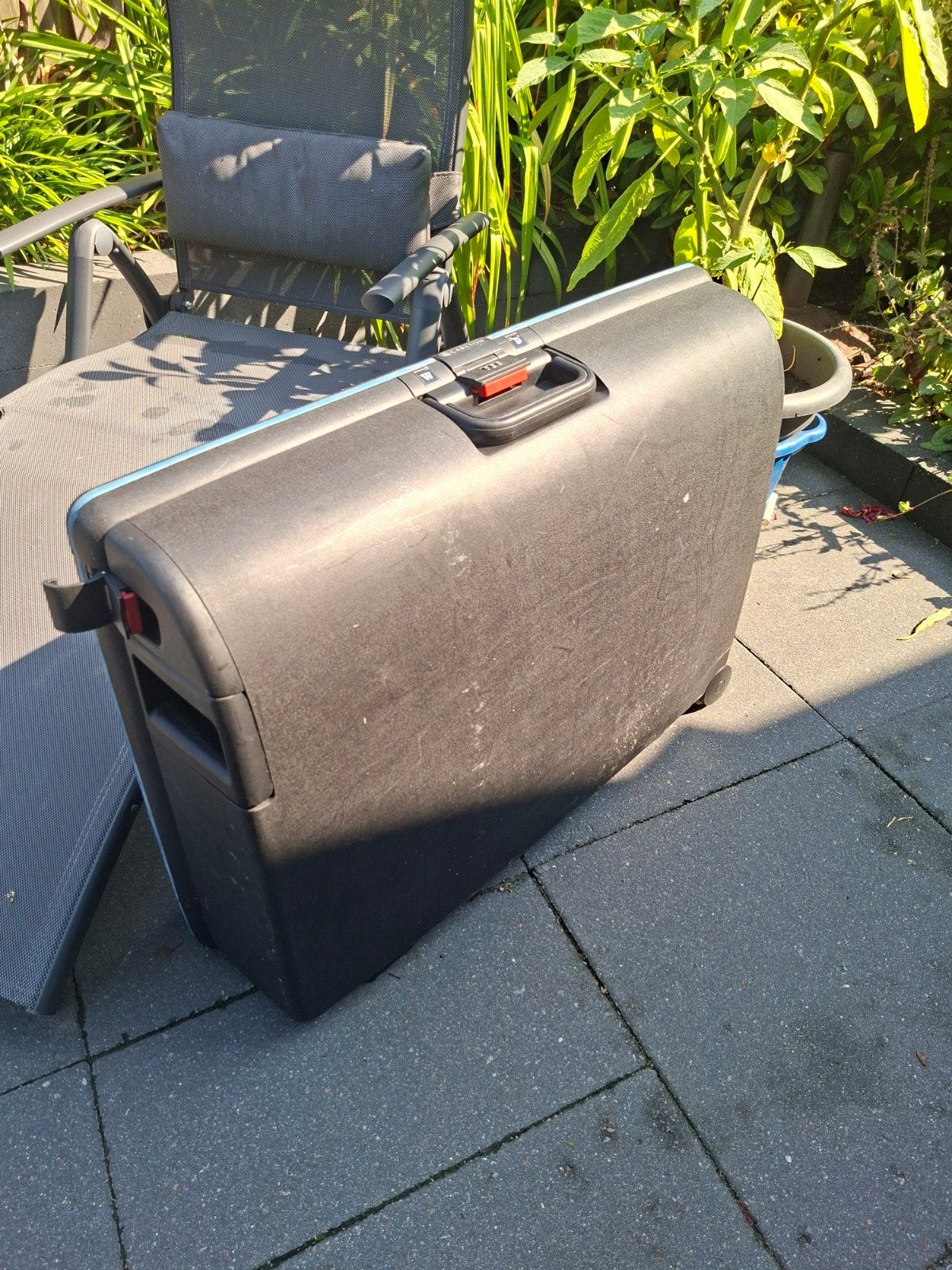2x Carlton Koffer met Wieltjes en Slot - Gebruikt, Gebruikt, 50 tot 60 cm, Hard kunststof, 35 tot 45 cm
