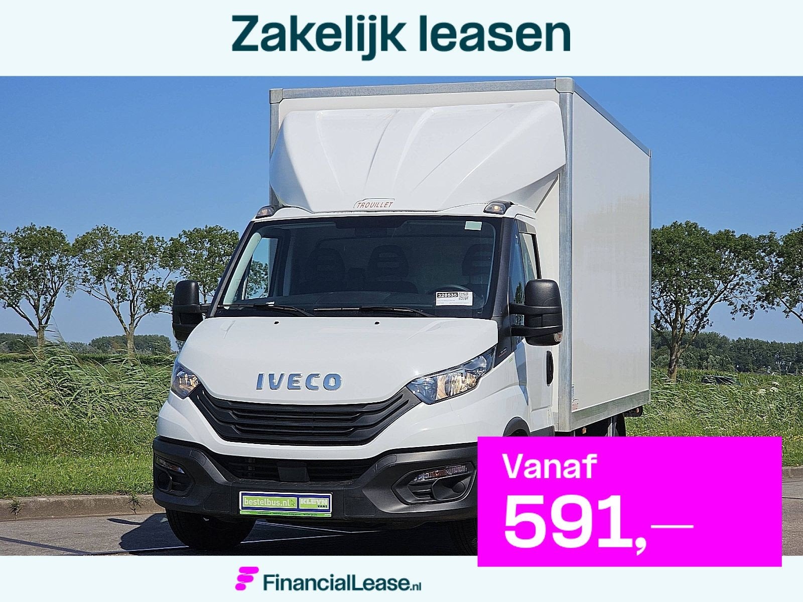 IVECO DAILY 35C16 bakwagen 3.0ltr ac!, Gebruikt, Euro 6, 156 pk, Iveco