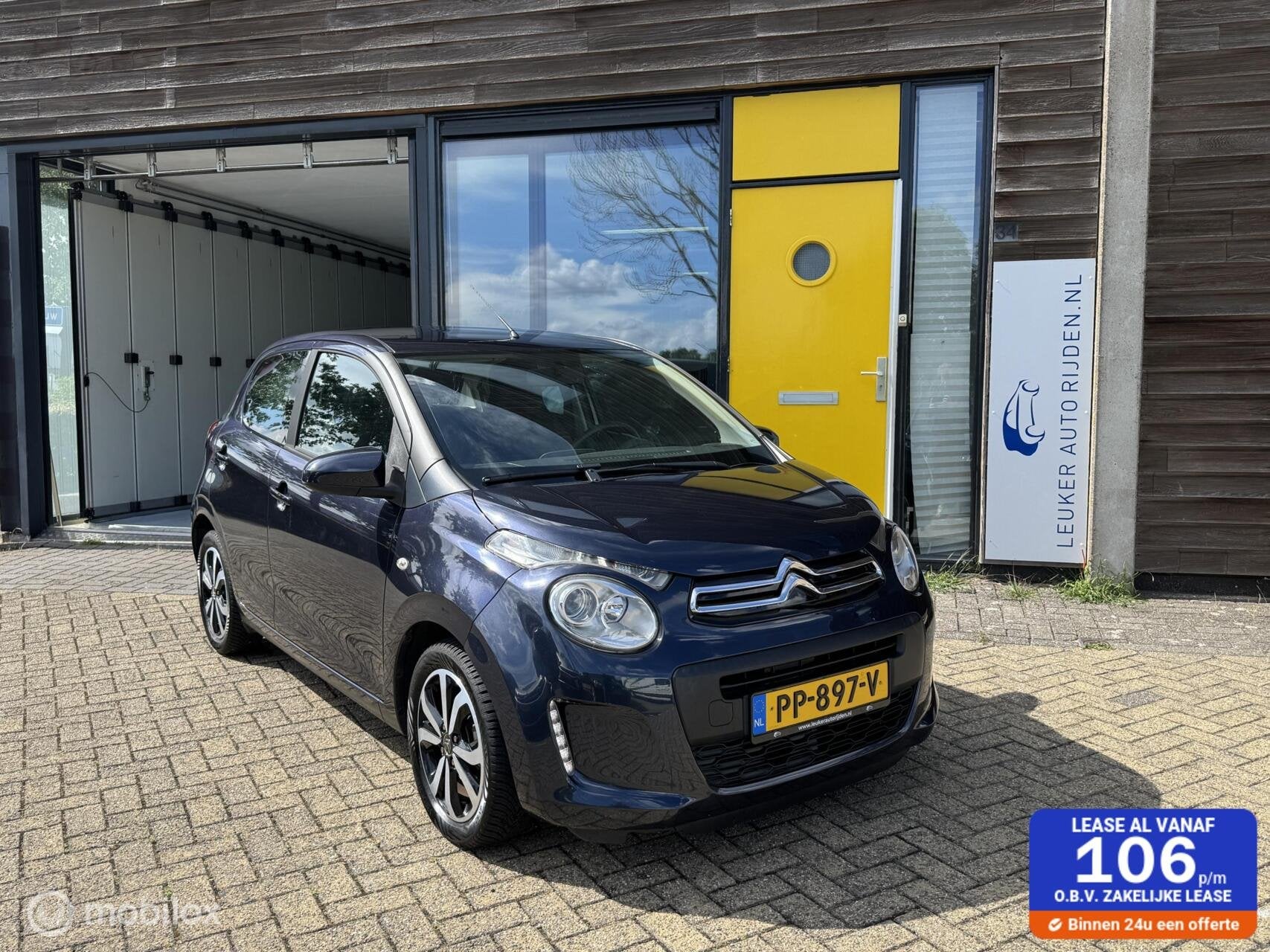 CITROËN C1 1.0 E-VTi AIRSCAPE SHINE 6MND BEURT GARANTIE NAP, Auto's, Citroën, Voorwielaandrijving, Gebruikt, Euro 6, C1