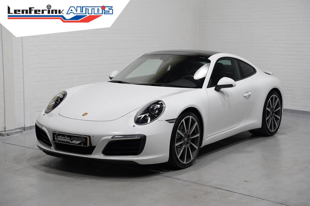 Porsche 911 3.0 Carrera S Schuifdak Bi-xenon Cruis Stoelverw, Auto's, Achterwielaandrijving, Gebruikt, Wit, Leder