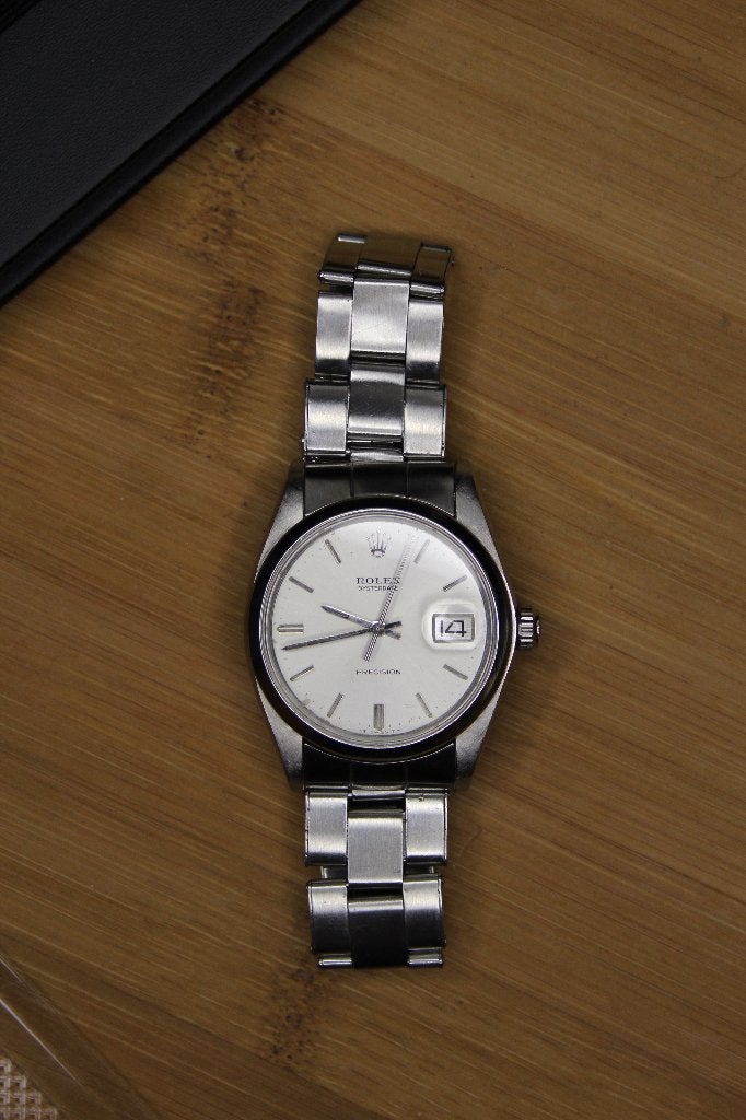 Rolex Oysterdate Precision Ref. 6694 – Vintage, Sieraden, Tassen en Uiterlijk, Staal, Polshorloge, Ophalen of Verzenden, Zo goed als nieuw