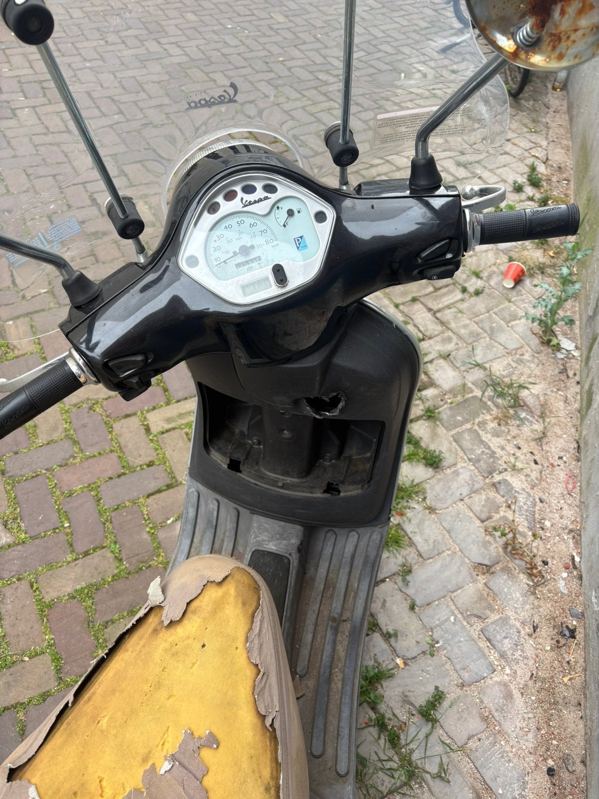 Vespa voor onderdelen, Fietsen en Brommers, Snorfietsen en Snorscooters, Ophalen, Gebruikt, Benzine, Vespa