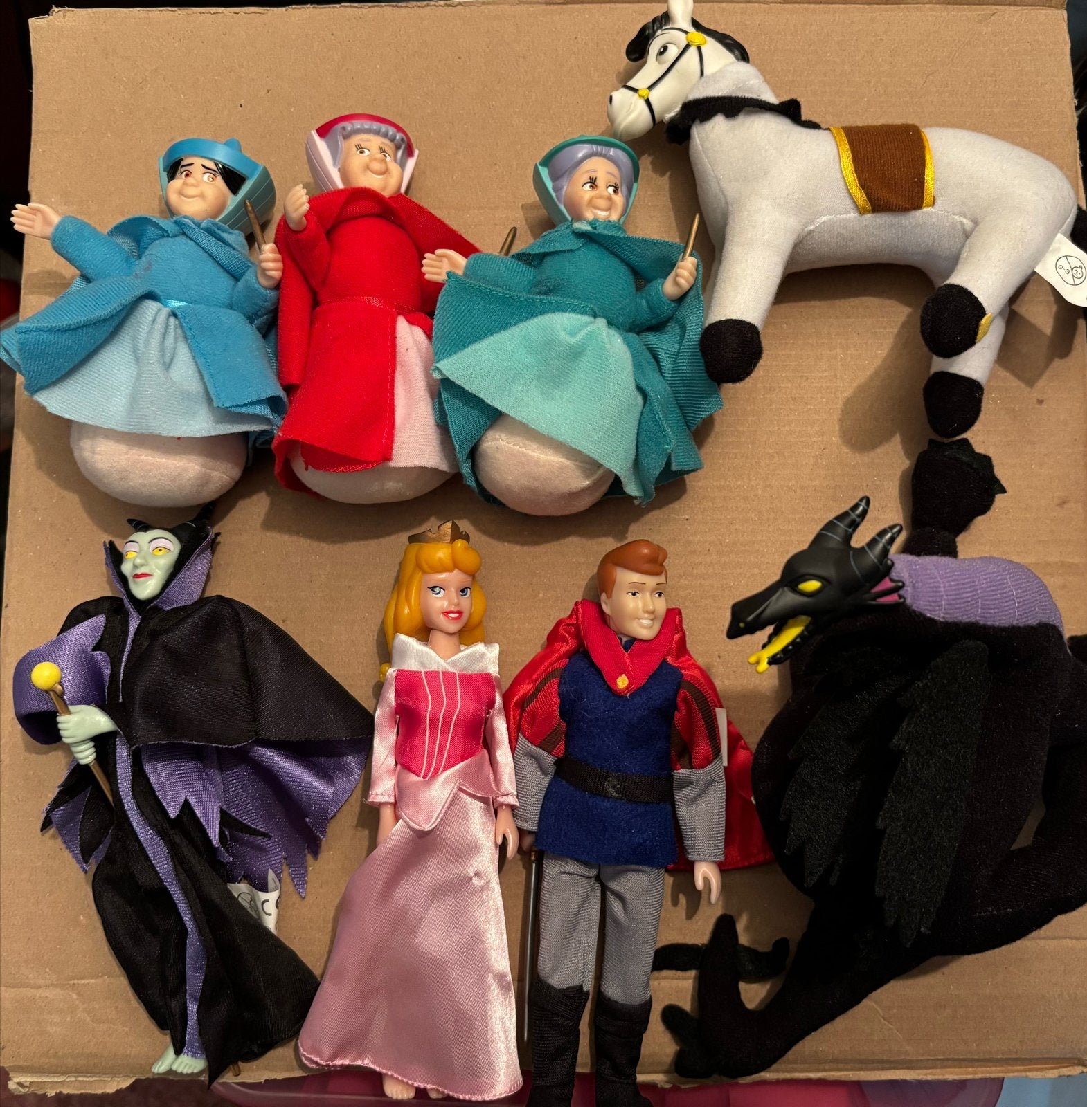 Disney Doornroosje Speelset / Poppen, Ophalen of Verzenden, Gebruikt