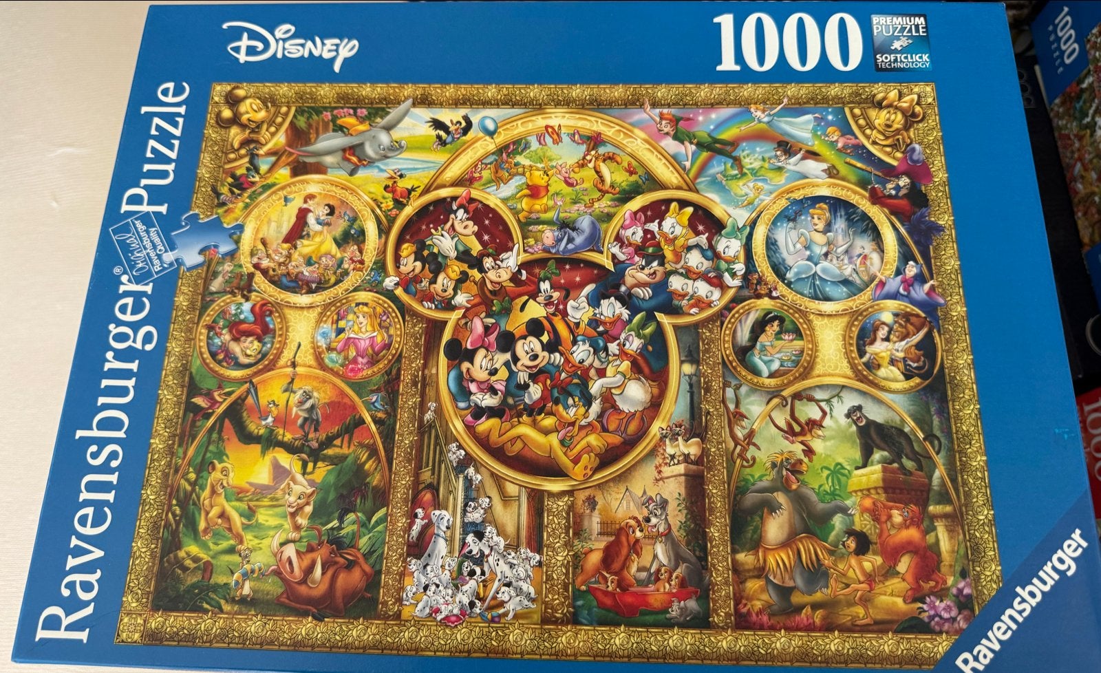 Disney Puzzels 1000 stukjes - Ravensburger, Schmidt, King, Ophalen, 500 t/m 1500 stukjes, Zo goed als nieuw, Legpuzzel