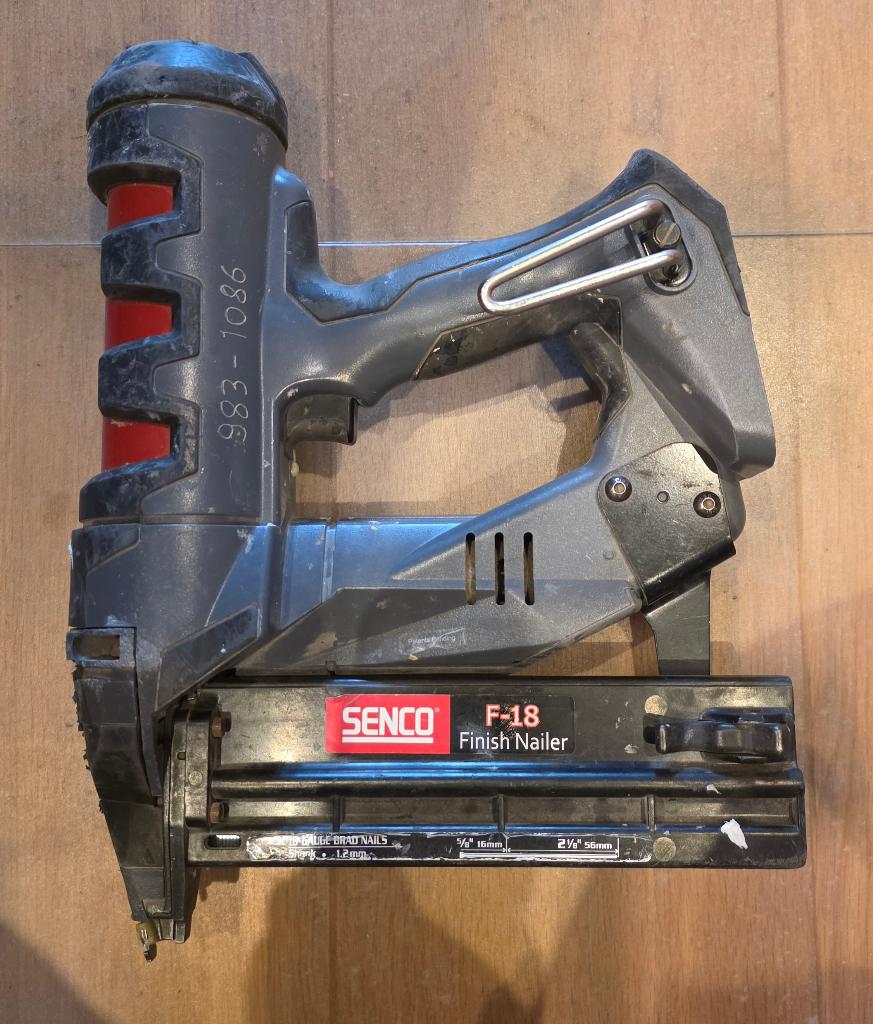 Senco F18 Finish Nailer Tacker, Ophalen of Verzenden, Gebruikt