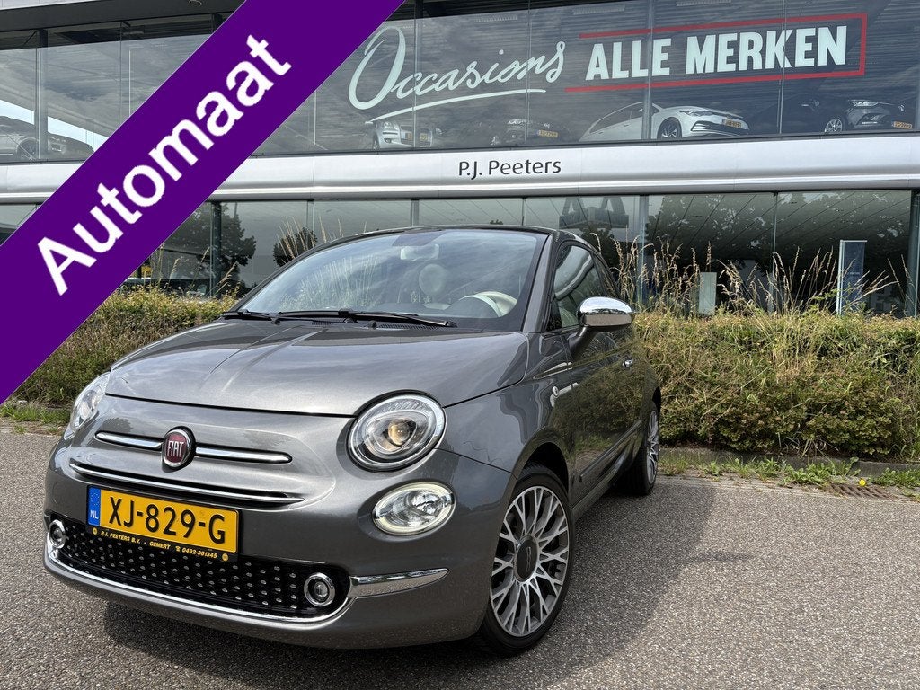 Fiat 500 0.9 TwinAir Turbo Lounge Automaat Glazen panoramada, Auto's, Fiat, Bedrijf, Te koop, ABS, Airbags, Airconditioning, Alarm
