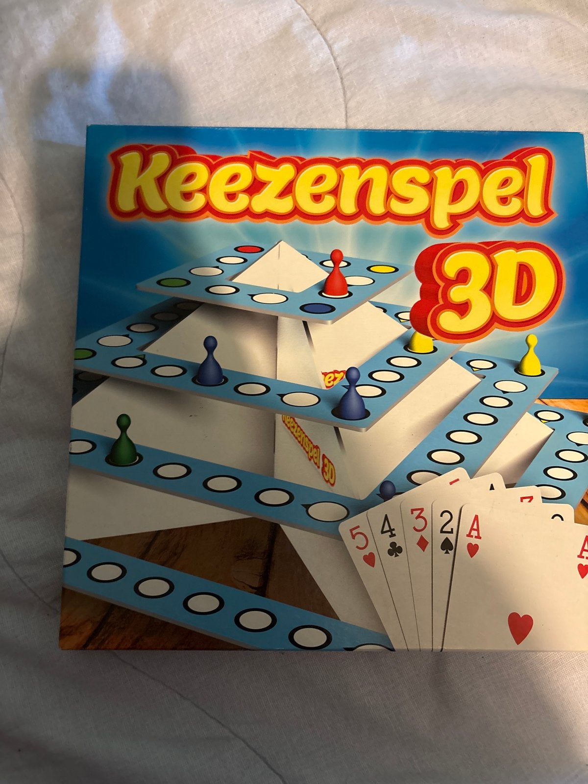 Keezenspel 3D - Het populaire bordspel in 3D!, Drie of vier spelers, Ophalen of Verzenden, Gebruikt