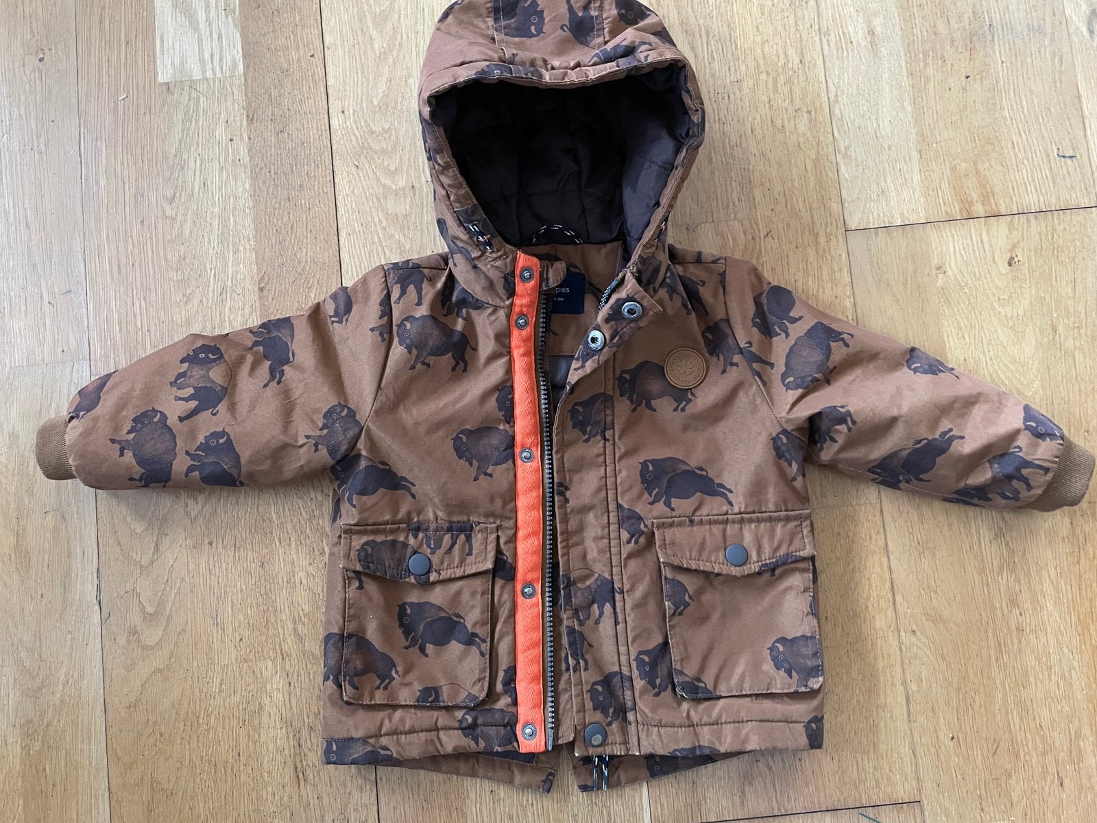 Noppies jasje met buffelprint - Maat 80 (9-12M), Ophalen of Verzenden, Zo goed als nieuw, Jongetje