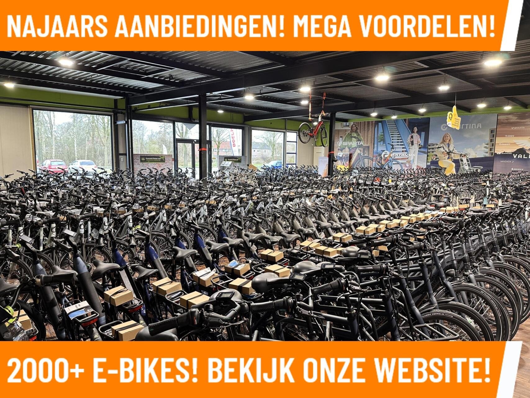FINAL SALE! E-BIKES & FIETSEN NU ECHT SPOTGOEDKOOP, Zo goed als nieuw, 50 km per accu of meer, Overige merken