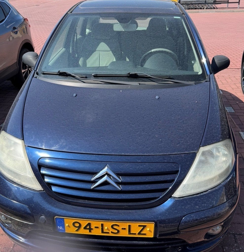 Citroën C3 1.4 I 2003 Blauw, Auto's, Citroën, Voorwielaandrijving, Stof, Blauw, Origineel Nederlands