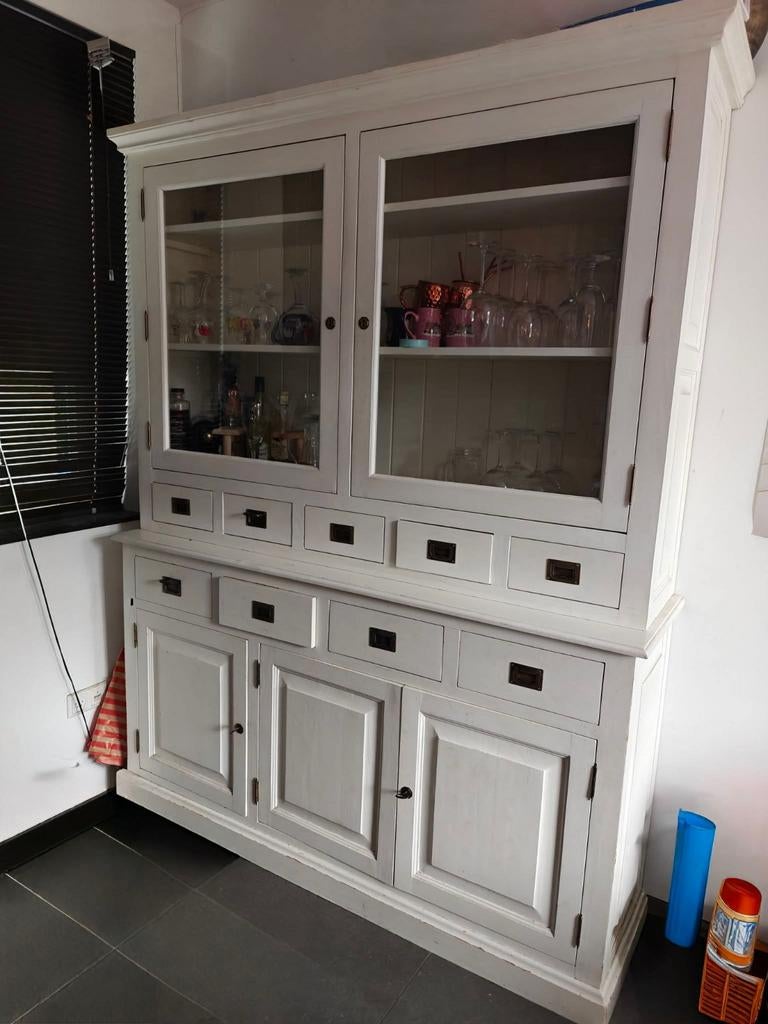 Buffetkast - 160x45x210 cm - Met sleutels, Huis en Inrichting, Kasten | Buffetkasten, Ophalen, Gebruikt, Met deur(en), 200 cm of meer
