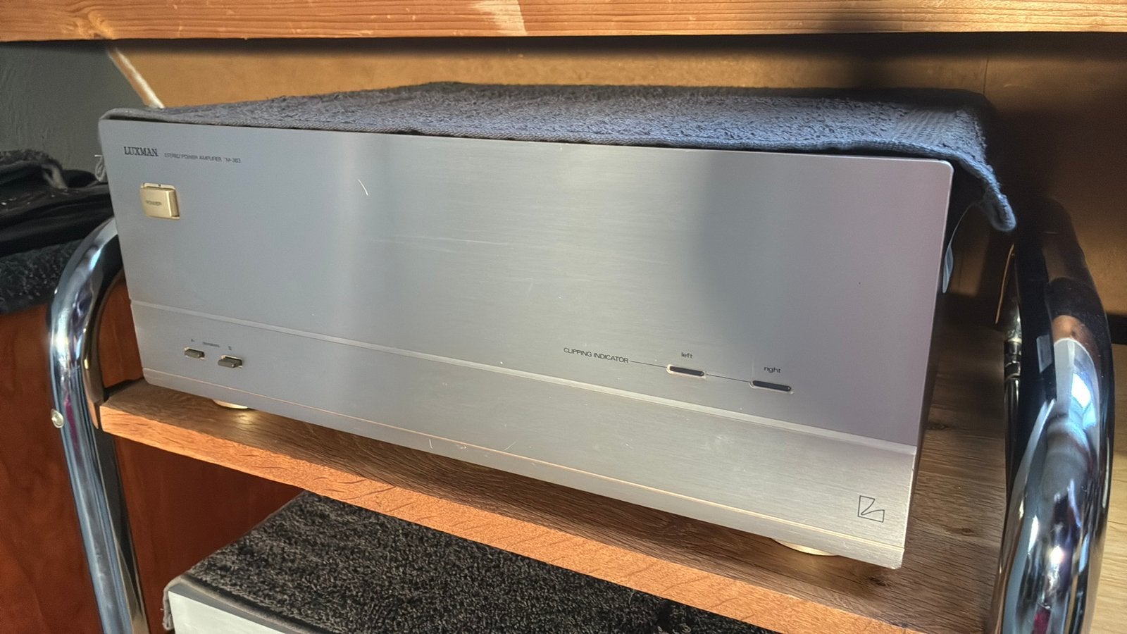 Luxman M-363 zware eindversterker, Overige merken, Ophalen of Verzenden, Zo goed als nieuw, 120 watt of meer