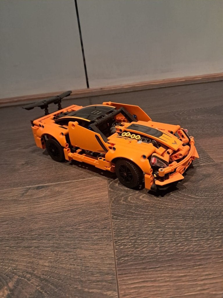 Lego technic Chevrolet Corvette, Inclusief instructies, Ophalen of Verzenden, Zo goed als nieuw, Technic