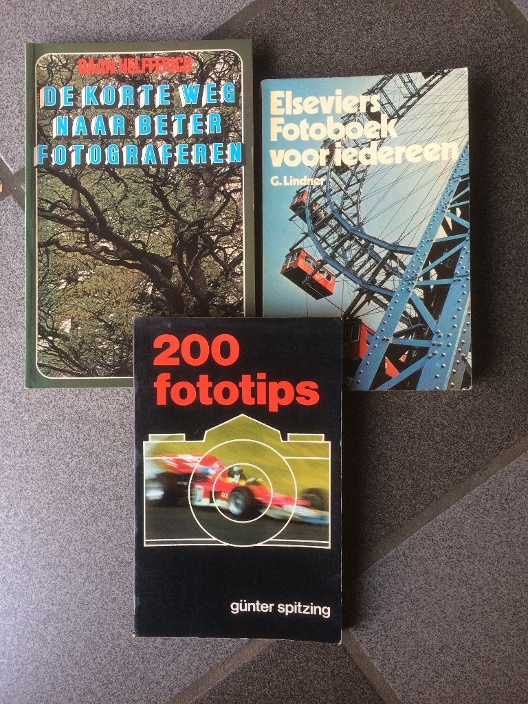 3 Boeken i.v.m. Fotografie, Boeken, Ophalen, Gelezen, Fotograferen en Filmen, Diverse auteurs
