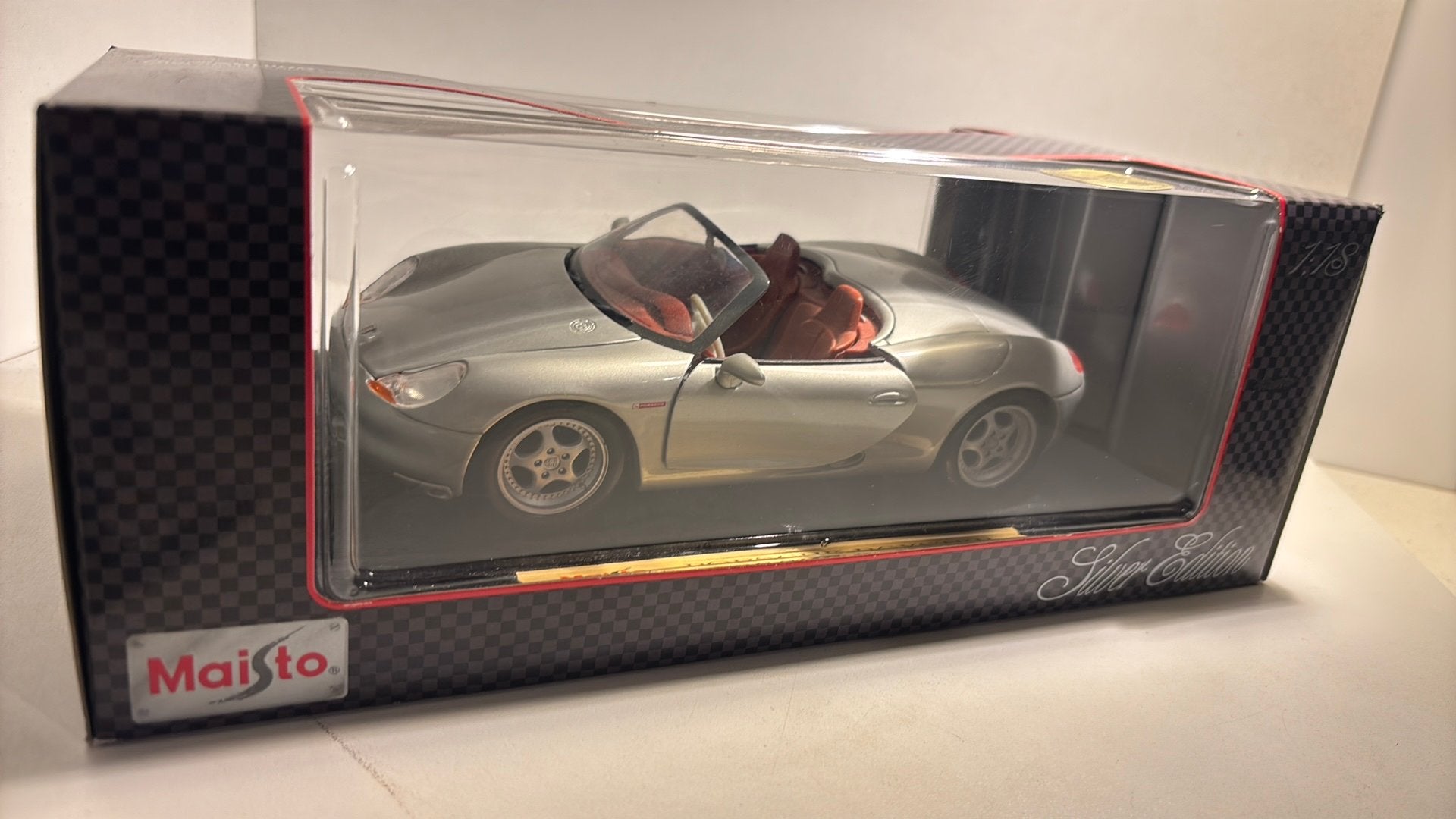 Porsche boxster maisto 1.18, Maisto, A, Ophalen of Verzenden, A