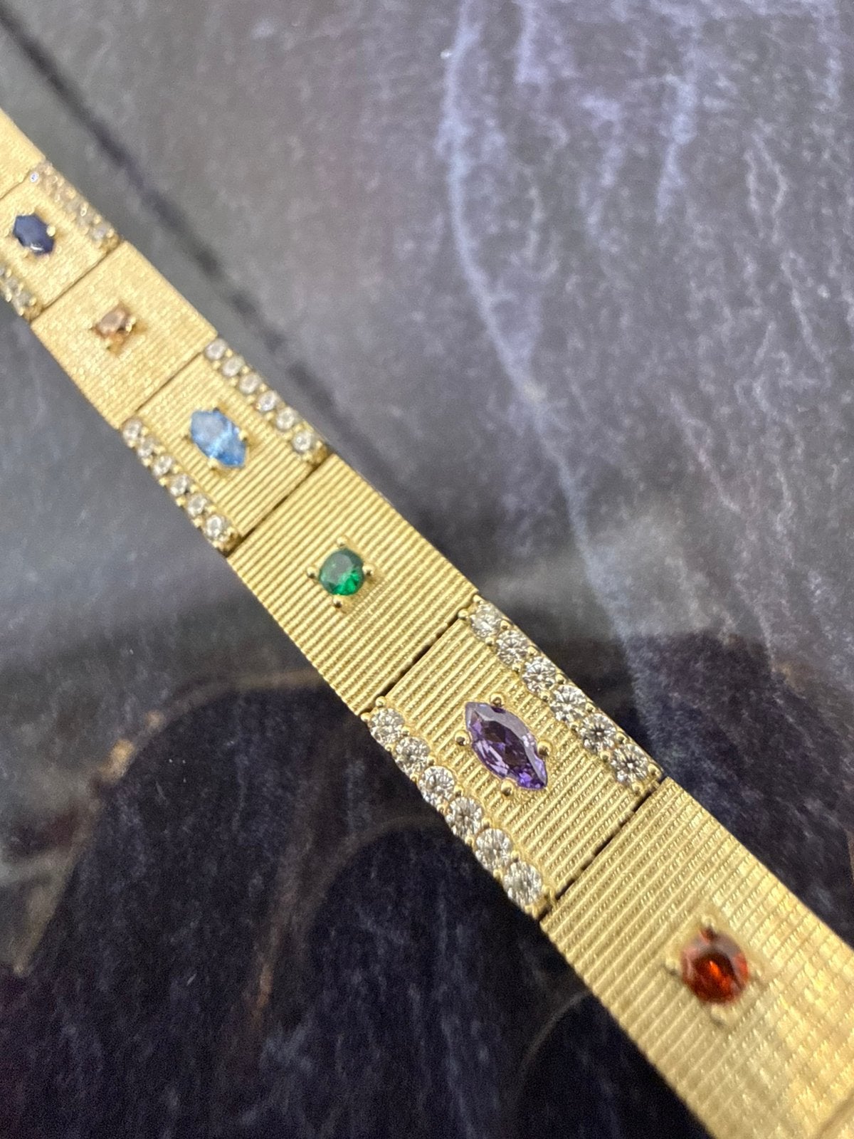 Prachtige 14 karaats gouden unieke armband | ITALY, Ophalen of Verzenden, Nieuw, Goud