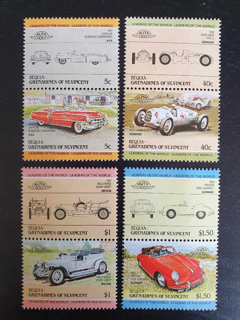 Bequia 1984 Auto Oldtimer Michel 42-49 postfris, Verzenden, Postfris, Auto's