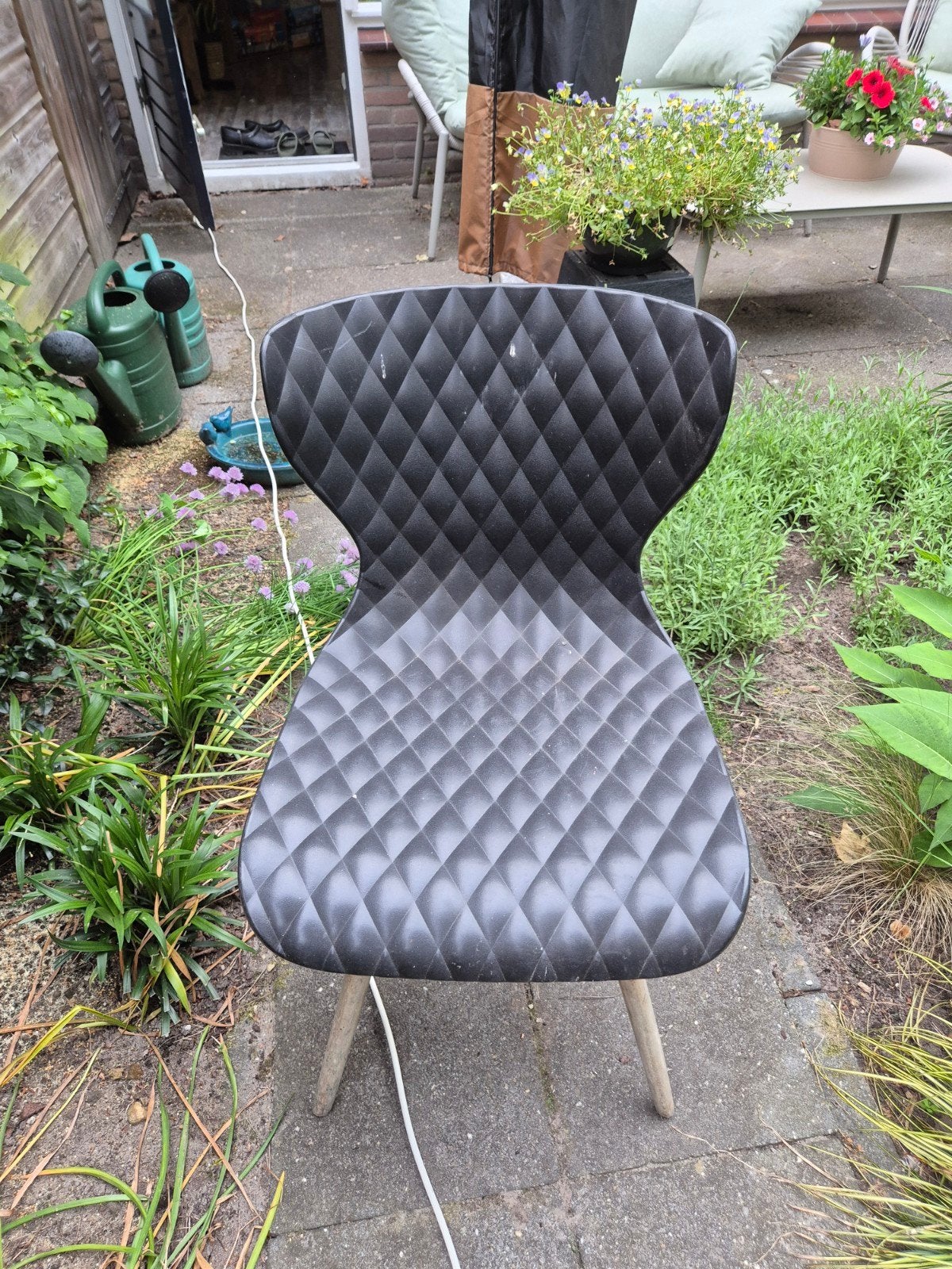 4 Tuinstoelen, Tuin en Terras, Tuinstoelen, Ophalen, Gebruikt, Kunststof