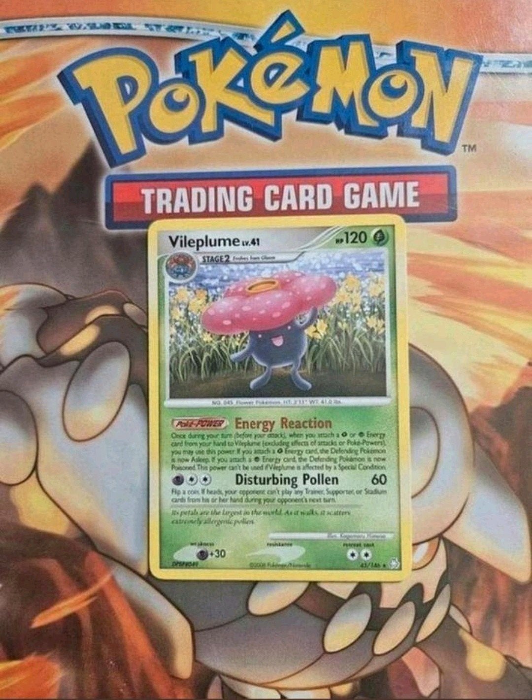 Vileplume 45/146 Diamond&Pearl Legends Awakened pokemon, Ophalen of Verzenden, Gebruikt, Losse kaart