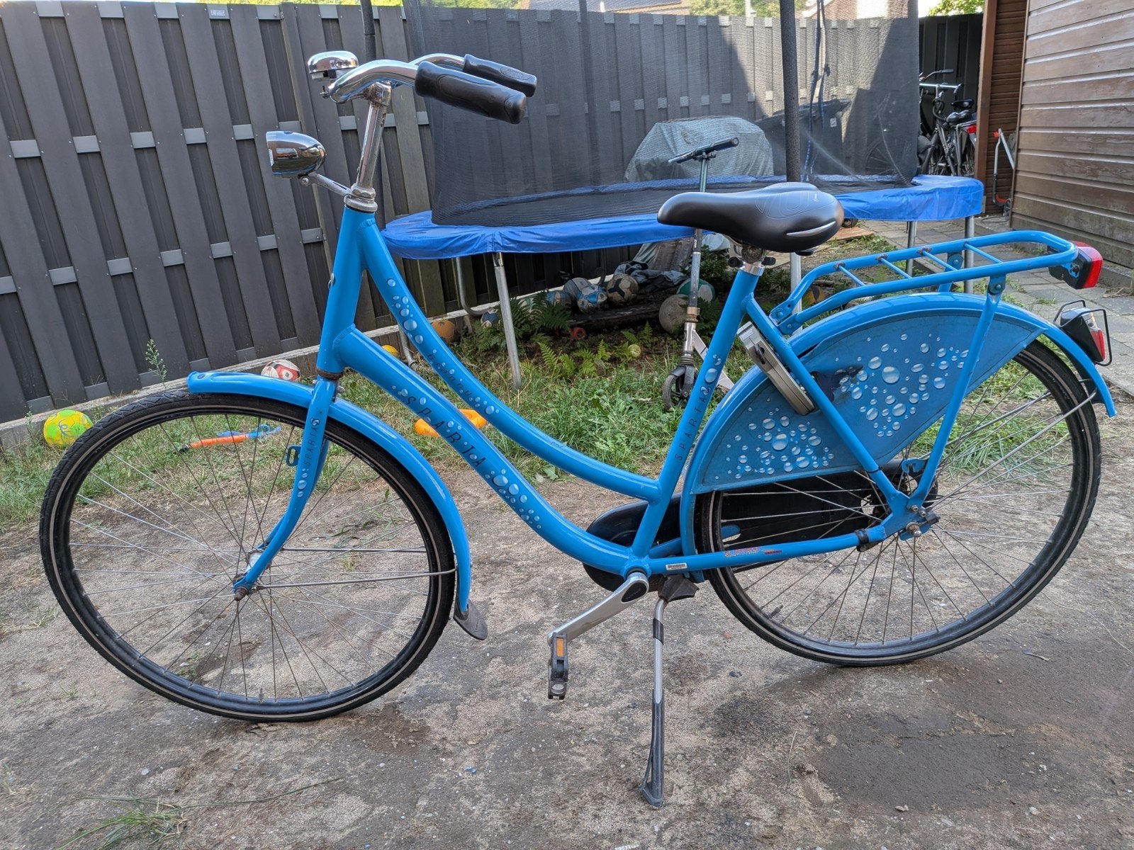 een blauwe dames fiets, Ophalen, Zo goed als nieuw, Sparta