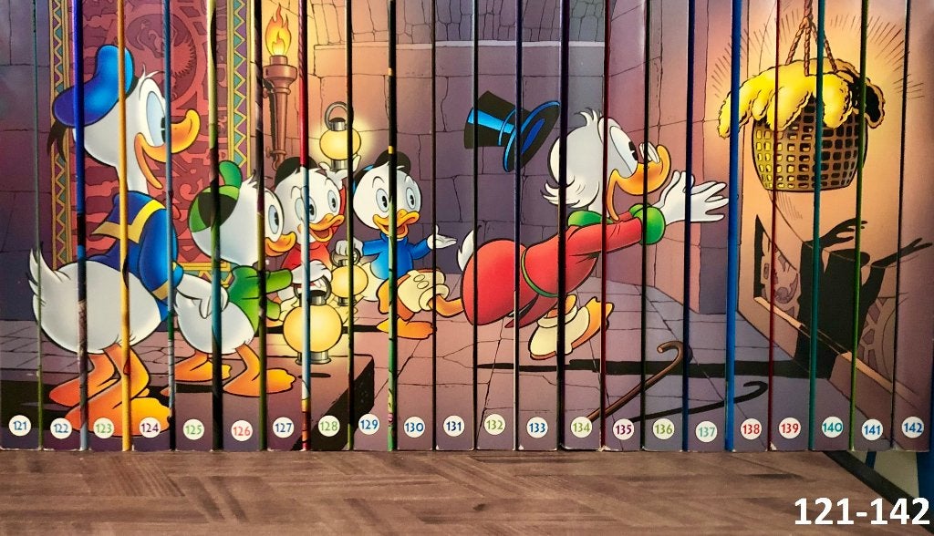 Prachtige complete set Donald Duck pockets deel 121 t/m 142!, Complete serie of reeks, Ophalen of Verzenden, Zo goed als nieuw