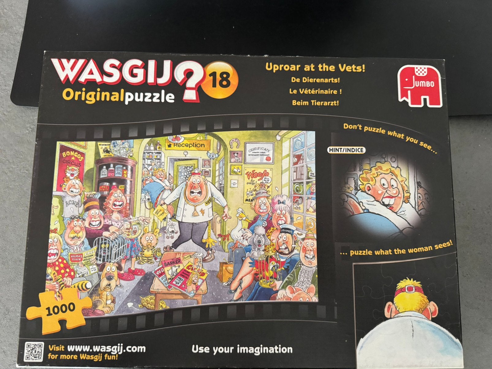 2 Wasgij puzzels, te koop of ruil, Ophalen, 500 t/m 1500 stukjes, Gebruikt