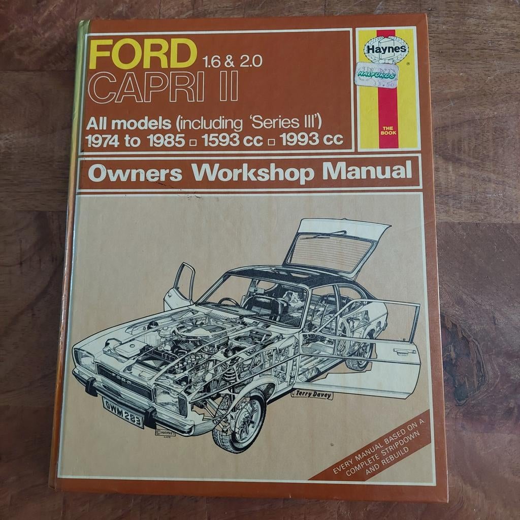 Vraagbaak , alle modellen Ford Capri II 1.6 & 2.0 (1974-, Auto diversen, Handleidingen en Instructieboekjes, Ophalen of Verzenden