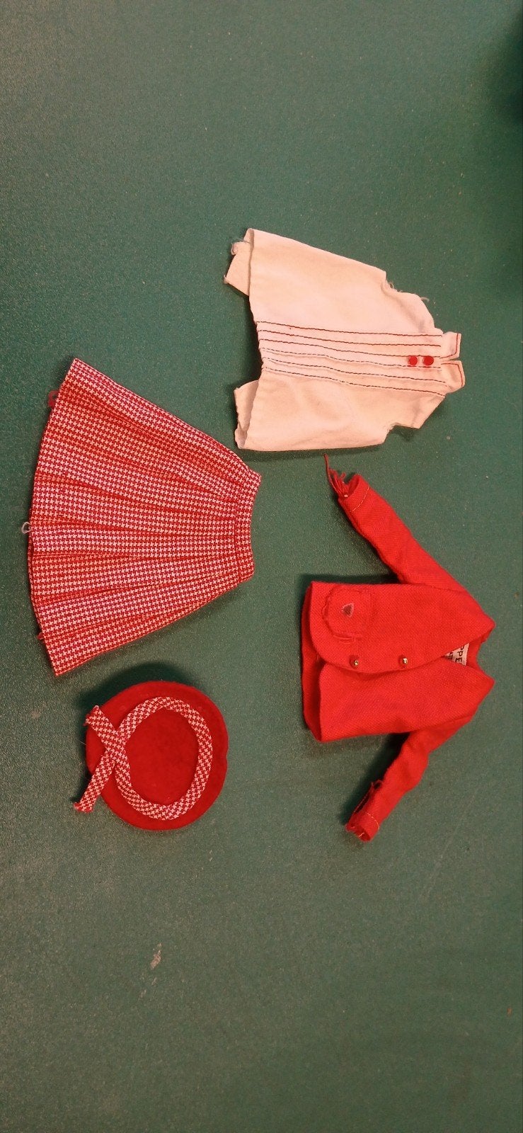 vintage skipper schoolgirl kleding 1963, Verzamelen, Ophalen of Verzenden