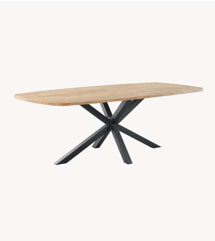 Nieuwe Deense ovale tafel - Old Teak (225x100 cm), Ophalen, 100 tot 150 cm, Teakhout, Ovaal