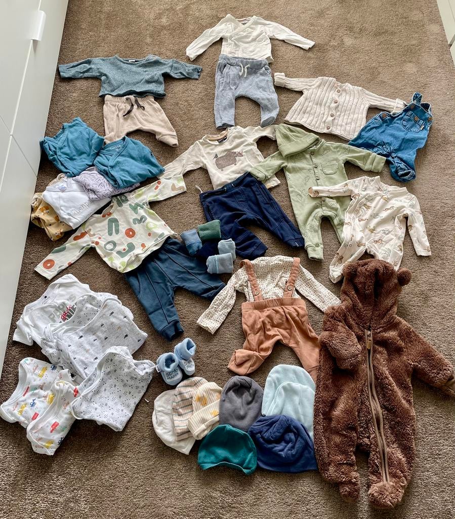 Kledingbundel Maat 50 jongen, diverse merken, Kinderen en Baby's, Ophalen of Verzenden, Zo goed als nieuw, Jongetje, Overige typen