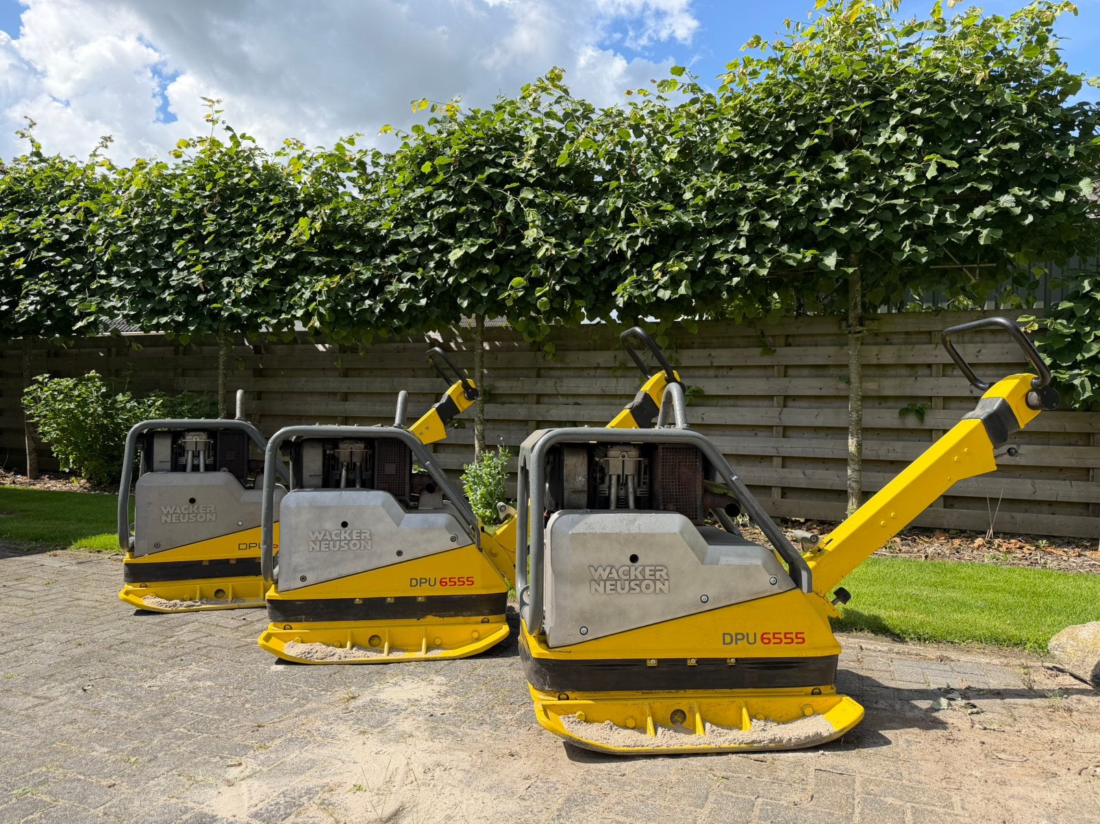 Wacker trilplaten te koop DPU 6555 2015, 2016, 2017 2020, Tuin en Terras, Ophalen of Verzenden, Gebruikt