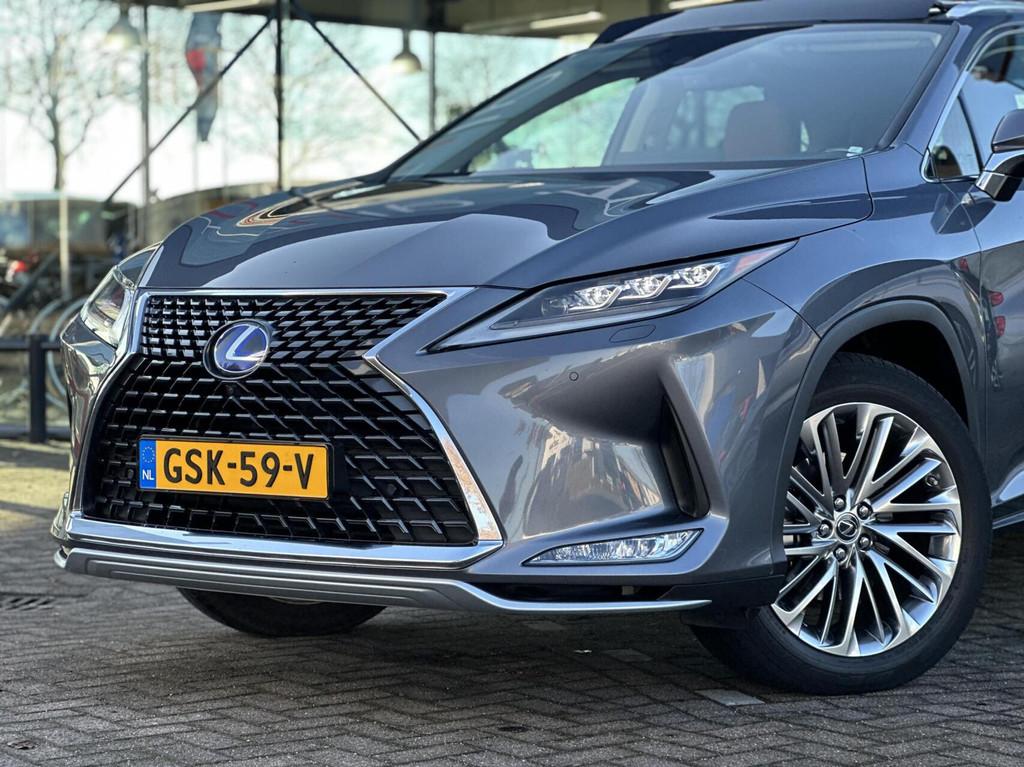 Lexus RX 450h AWD President Line Pano leder Navi Lmv Vol, Auto's, Gebruikt, Euro 6, Adaptive Cruise Control, 2000 kg