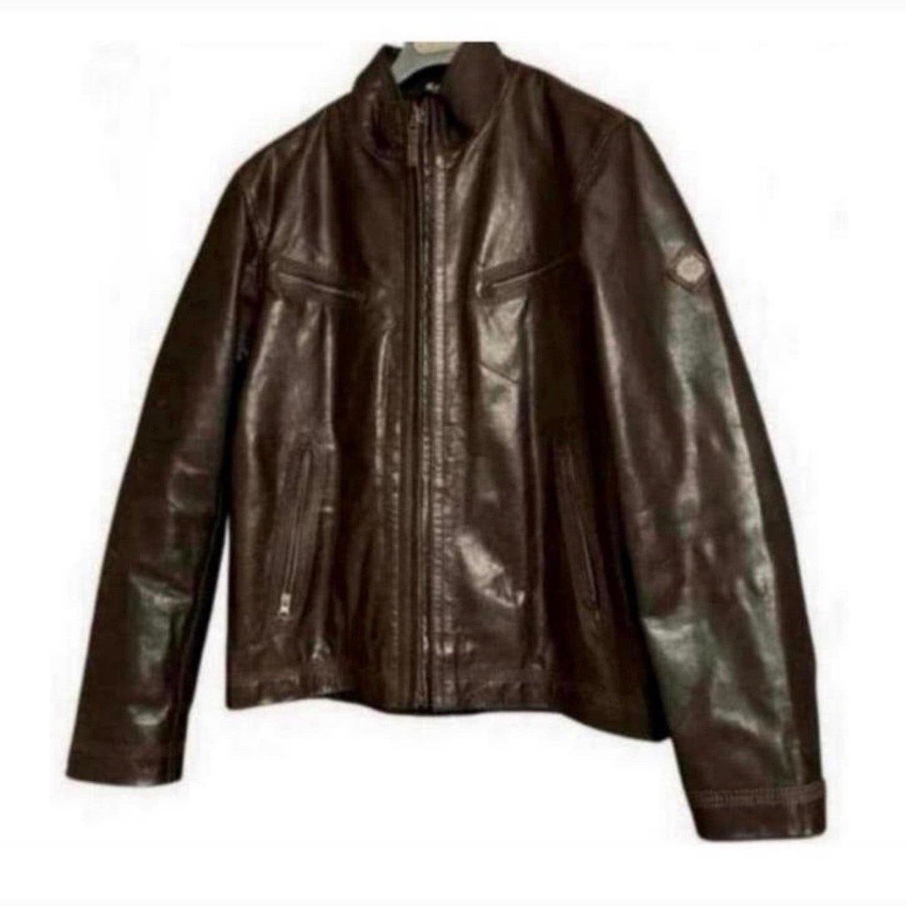 Timberland lederen jas Donker bruin silver rated tannery xl, P, Bruin, P, P