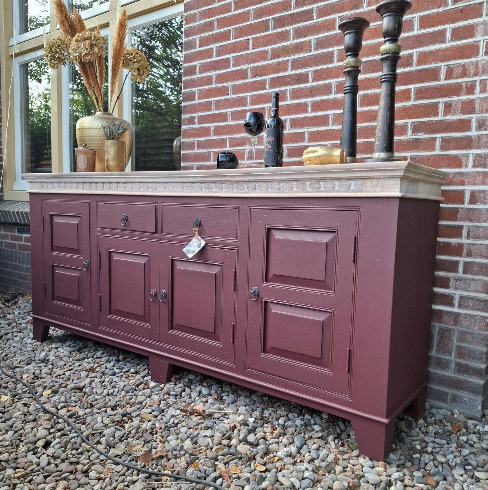 rustiek dressoir in enchanting eggplant, Ophalen of Verzenden, Zo goed als nieuw